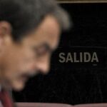 El presidente del Gobierno, José Luis Rodríguez Zapatero, durante su comparecencia en el Congreso en un debate monográfico sobre la situación del empleo en España