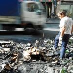 La quema de contenedores se ha disparado en el País Vasco durante toda esta semana