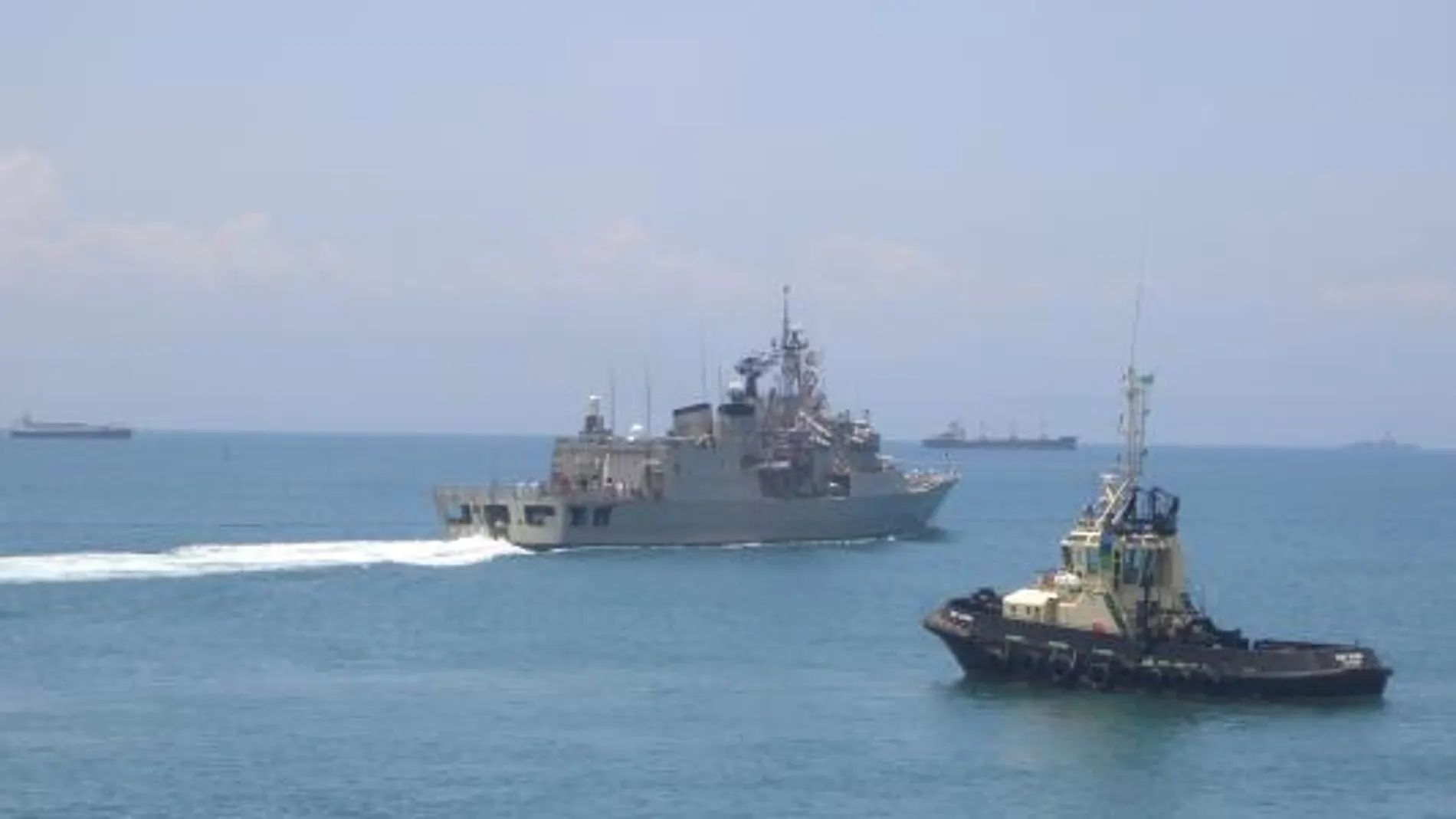 La fragata «Numancia» evita un ataque pirata en Somalia en su primera misión