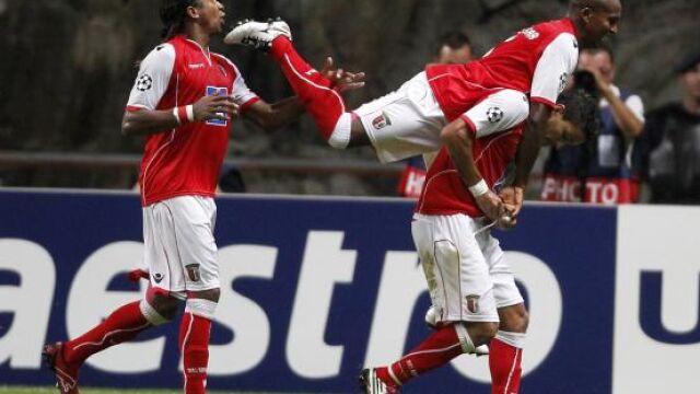 Un indómito Braga sorprende al Sevilla y toma ventaja en eliminatoria