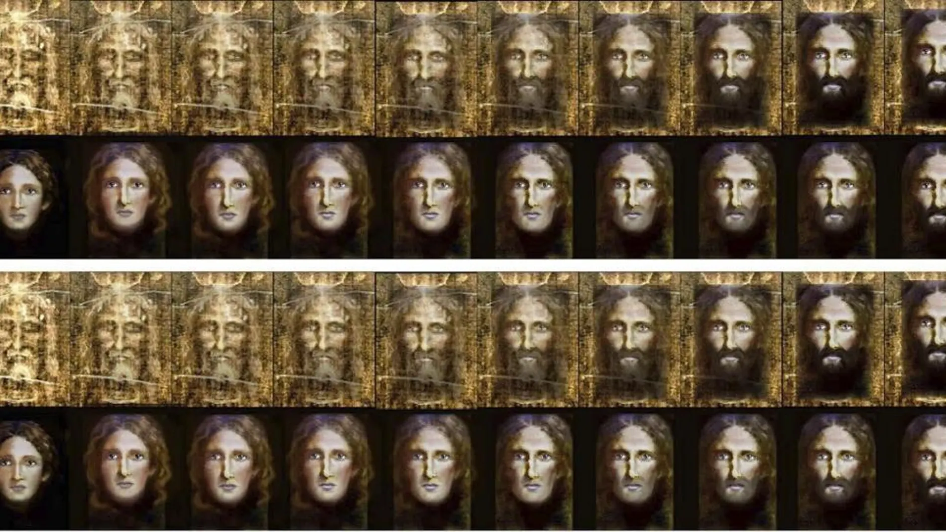 Reconstrucción del rostro de Jesús de Nazaret, imagen del que sería Jesús de niño, a partir de la Sábana Santa que ha realizado