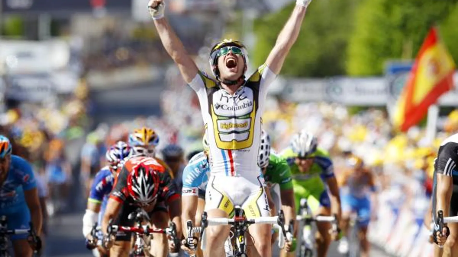 Cavendish gana al sprint la quinta etapa del Tour