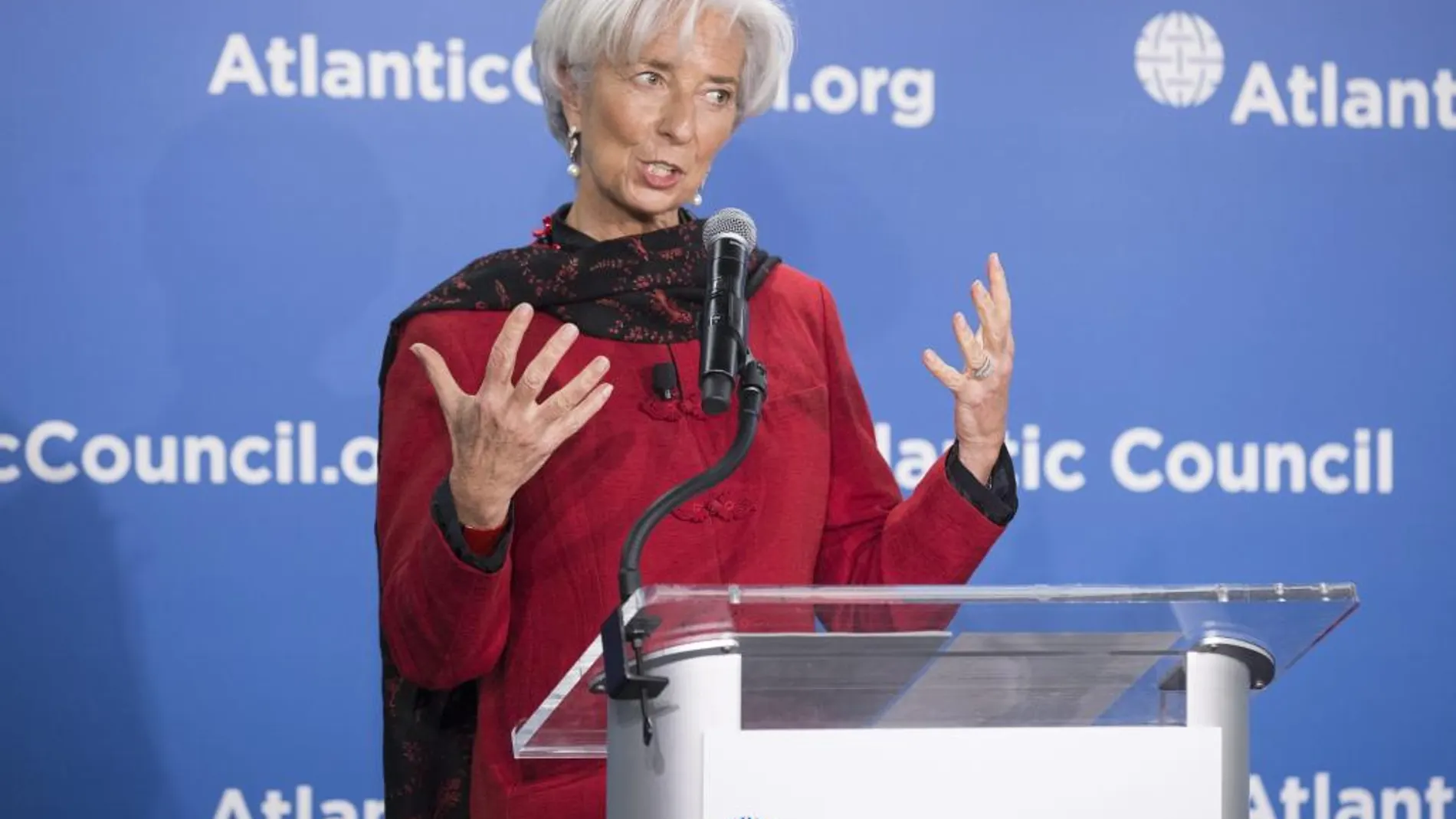 La directora gerente del Fondo Monetario Internacional (FMI), Christine Lagarde