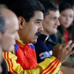El presidente venezolano, Nicolás Maduro habla en un acto de gobierno en Caracas