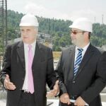 El conseller Blasco con el alcalde de Náquera