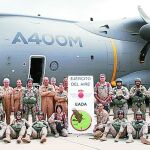 Los efectivos del Ejército del Aire saltaron desde el A400M en julio de 2014