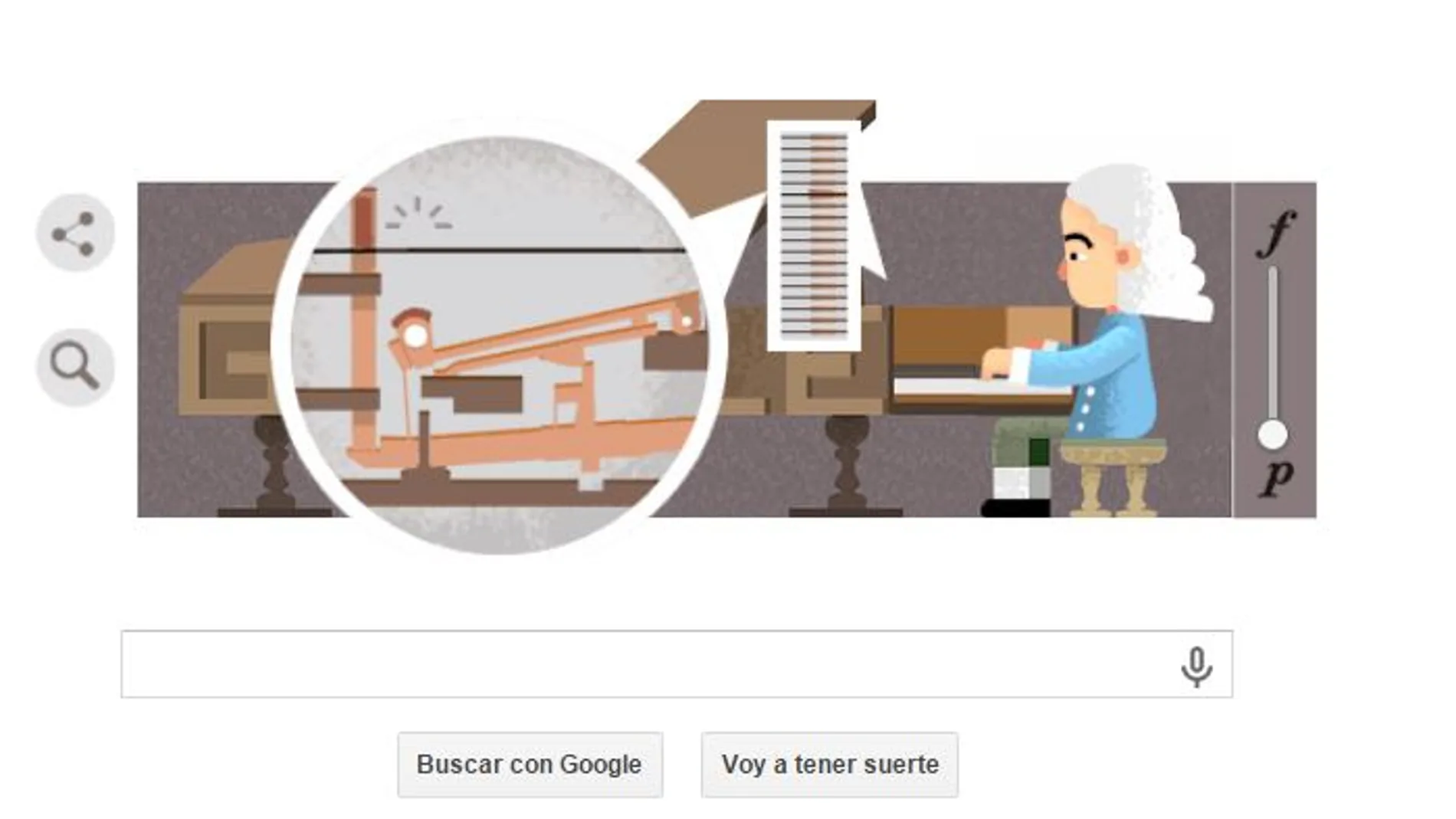 Al piano, el doodle de Google