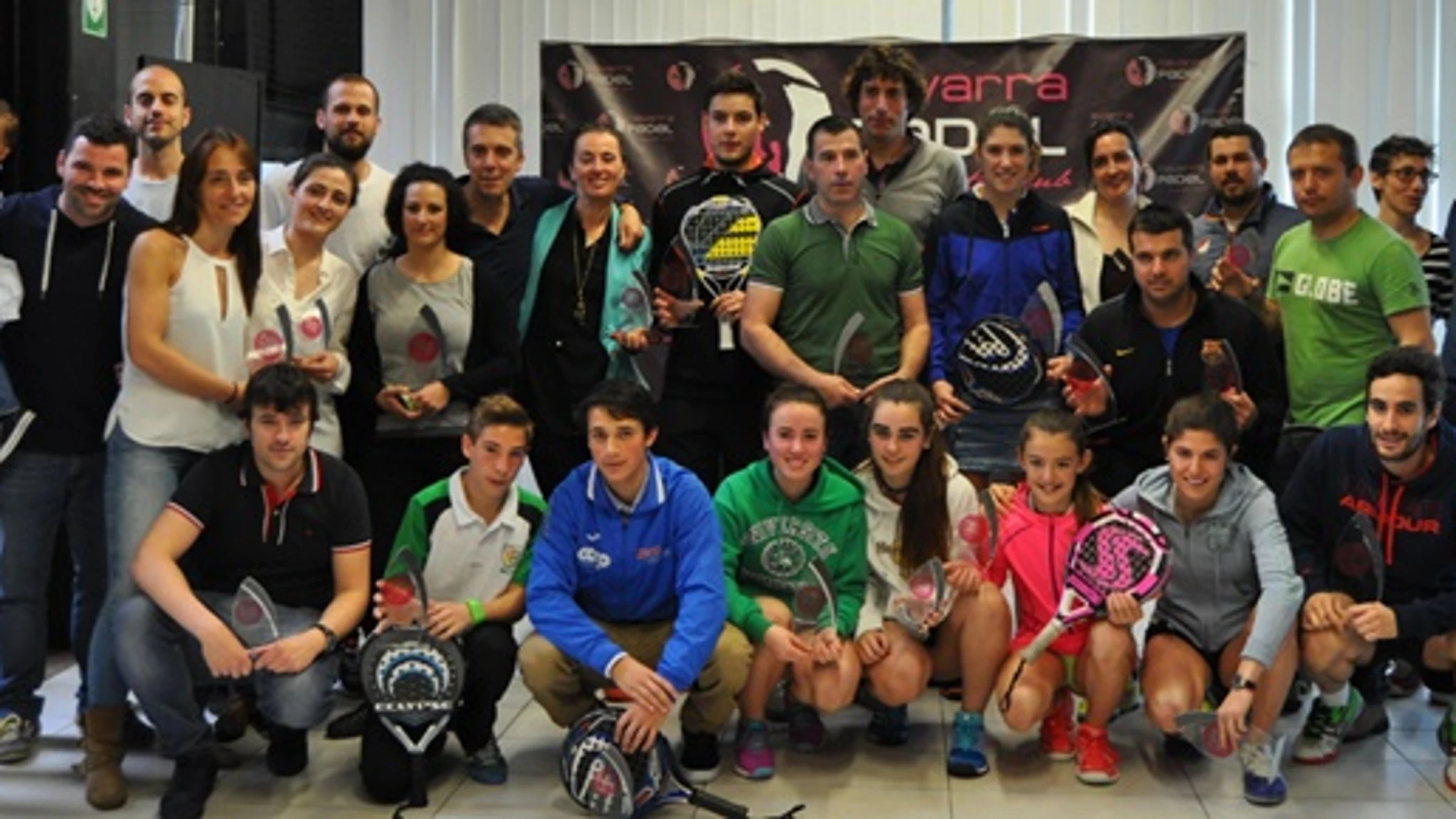 Varios de los participantes en la prueba