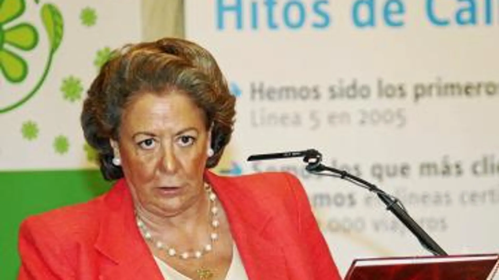 La alcaldesa de Valencia