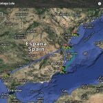 Siguiendo a la tortuga boba «Lola» vía satélite por el Mediterráneo
