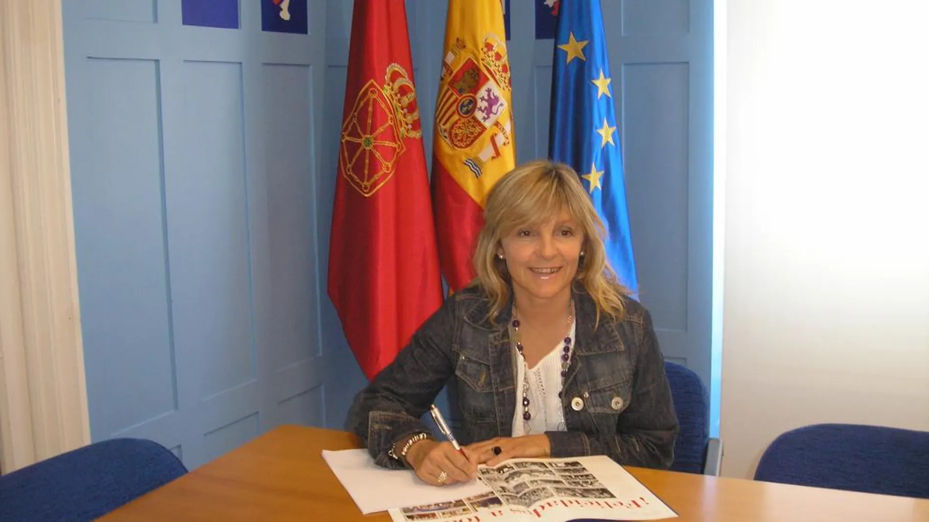 La concejal en funciones de UPN, María Caballero