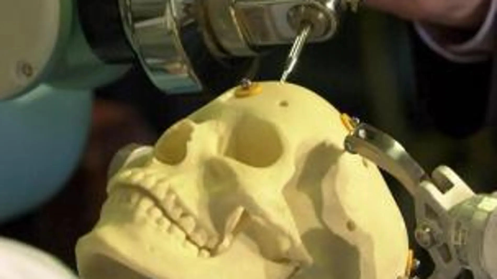 Ensayo de una biopsia realizada mediante un sistema robotizado