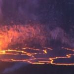El volcán Kilauea, atracción turística