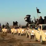 Un convoy de terroristas del Estado Islámico