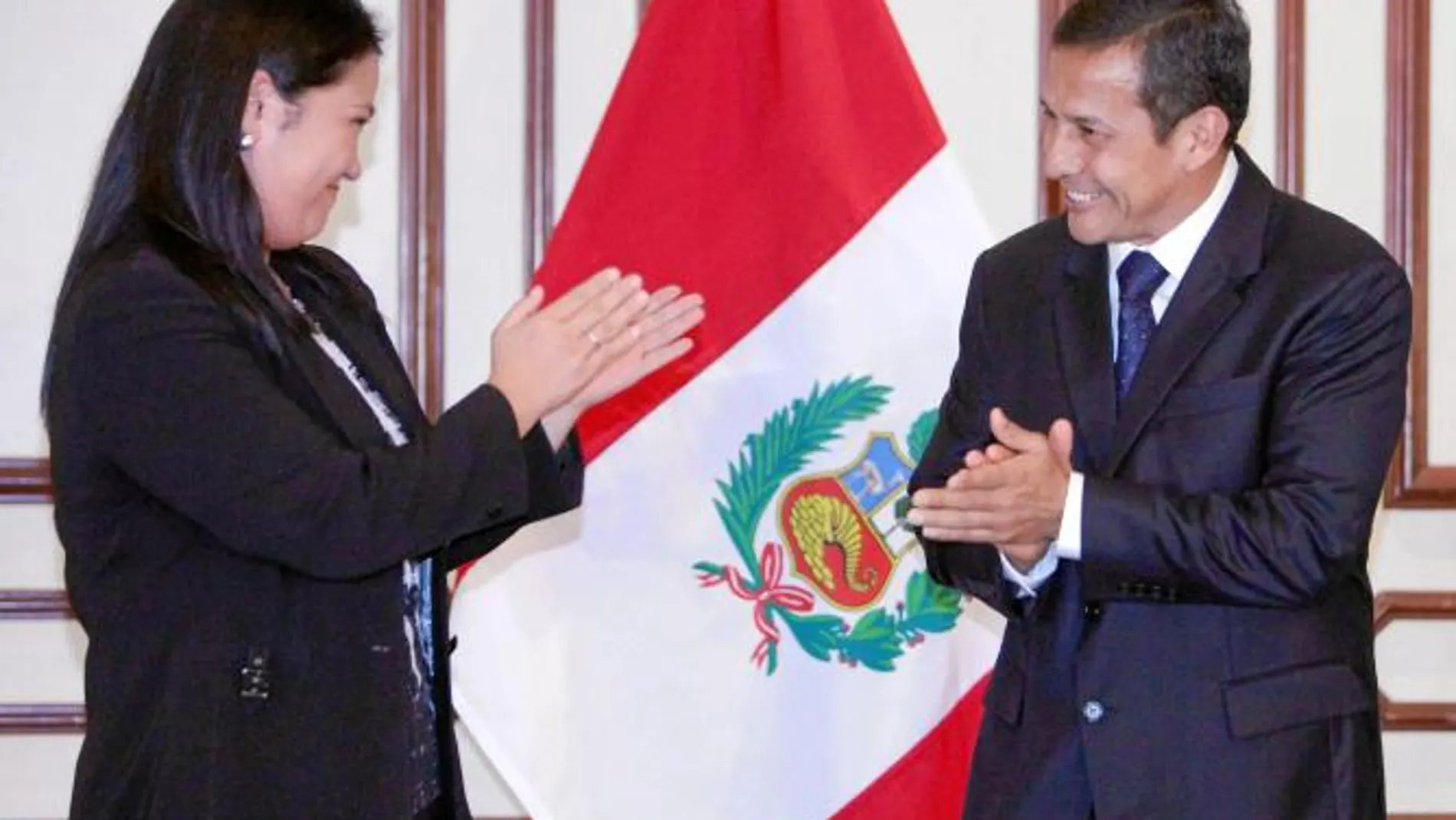 Keiko Fujimori y Ollanta Humala se reunieron el lunes en Lima