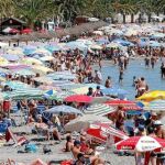 Imagen de una de las playas de la costa murciana que se convierte en la actualidad en uno de los destinos más solicitados por muchos turistas tanto de España como de fuera de ella
