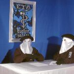 La banda, durante su último comunicado, en el que anunciaron que no llevarían a a cabo «acciones armadas ofensivas»