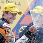 MÁRQUEZ, ayer en el podio