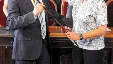Puigdemont se estrenó ayer como alcalde de Girona