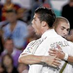 Benzema felicita a Cristiano tras el tanto del empate