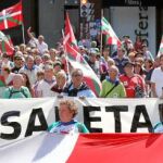 La manifestación del viernes en Bilbao puso el colofón a una semana de actos a favor de los presos de la banda terrorista