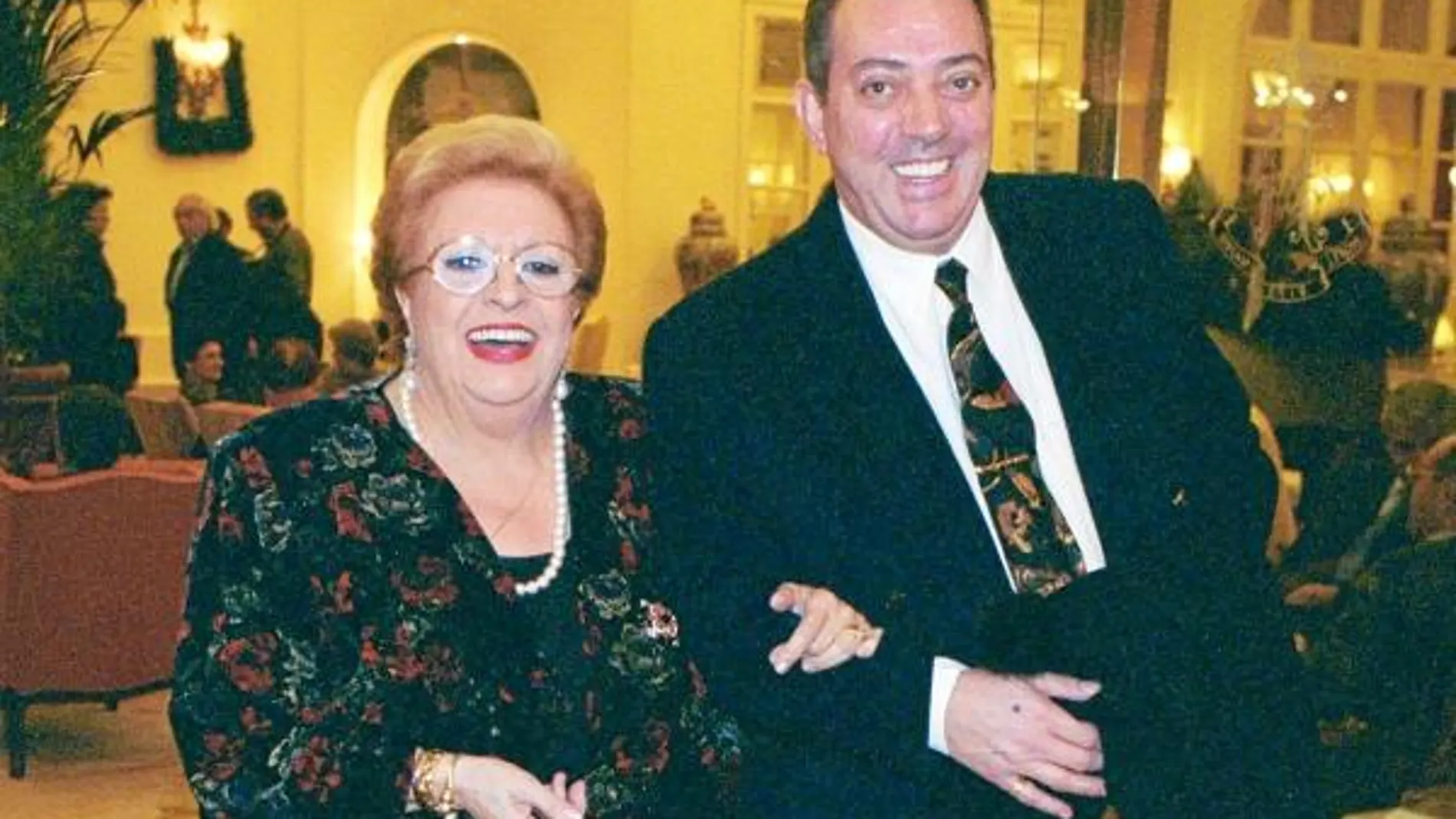 Florinda Chico y Santos Pumar en el año 2000