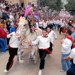 Imagen de la última celebración de los Caballos del Vino en Caravaca