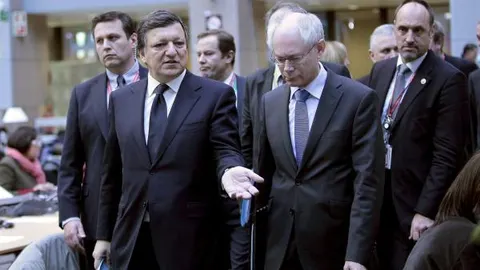 Durao Barroso y Van Rompuy charlan hoy en la cumbre de Bruselas