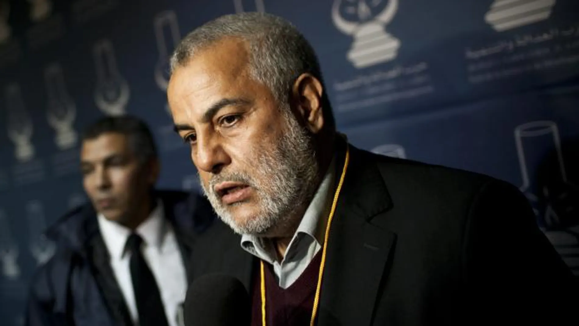El líder del partido islamista Partido Justicia y Desarrollo (PJD) Abdelilah Benkiran