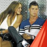 Cristiano Ronaldo se dejó ver en la Caja Mágica junto a su novia