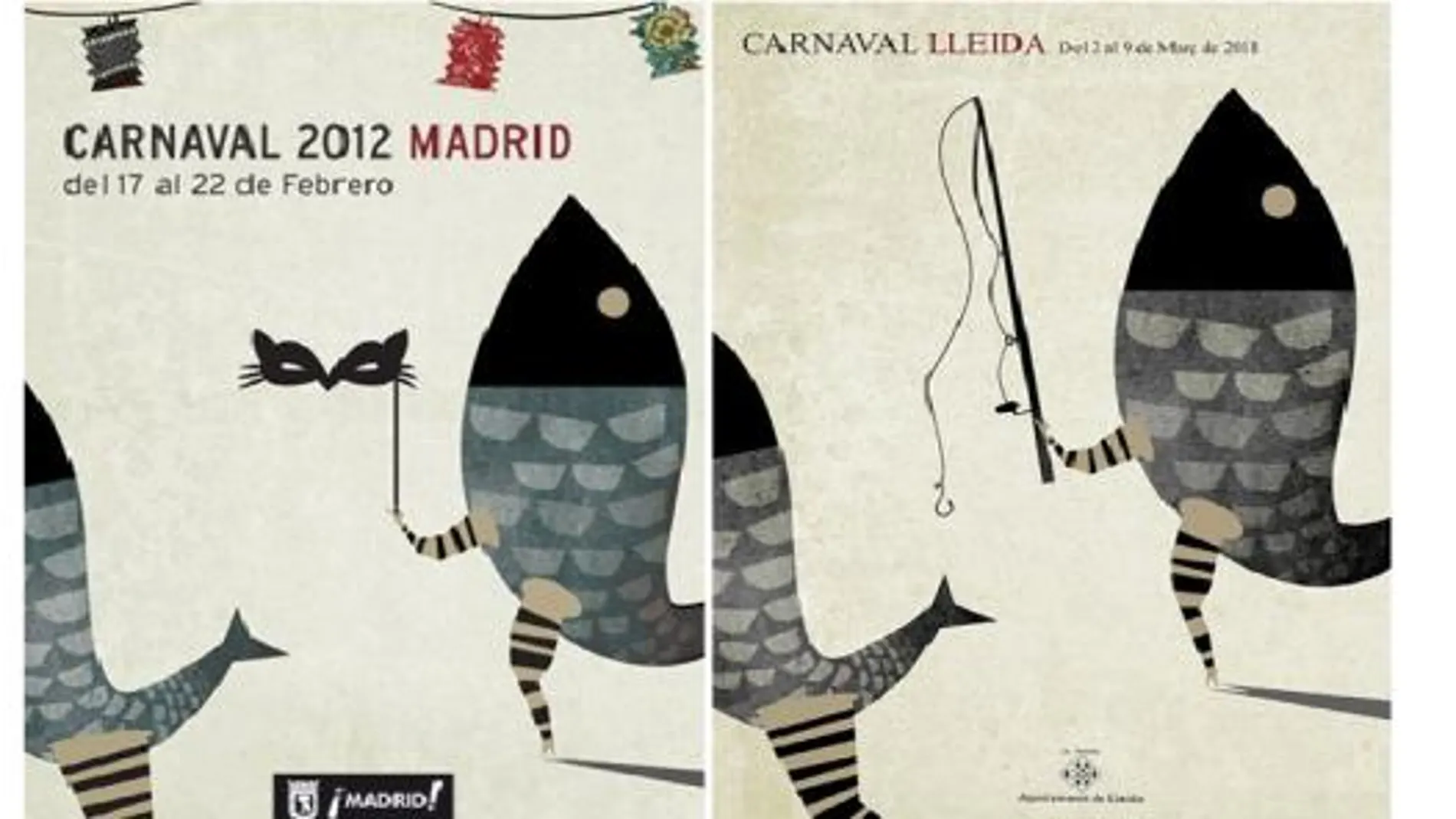 Madrid elige para Carnaval un cartel que fue finalista en Lérida en 2011