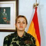 Fotografía sin datar de la soldado española Idoia Rodríguez Buján