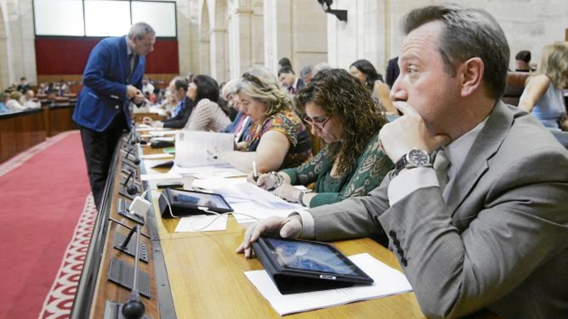 El consejero de Empleo, Manuel Recio, en el Debate sobre el Estado de la Comunidad el pasado jueves