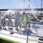 La tripulación del «Iberdrola» celebra su victoria en las 40 Series