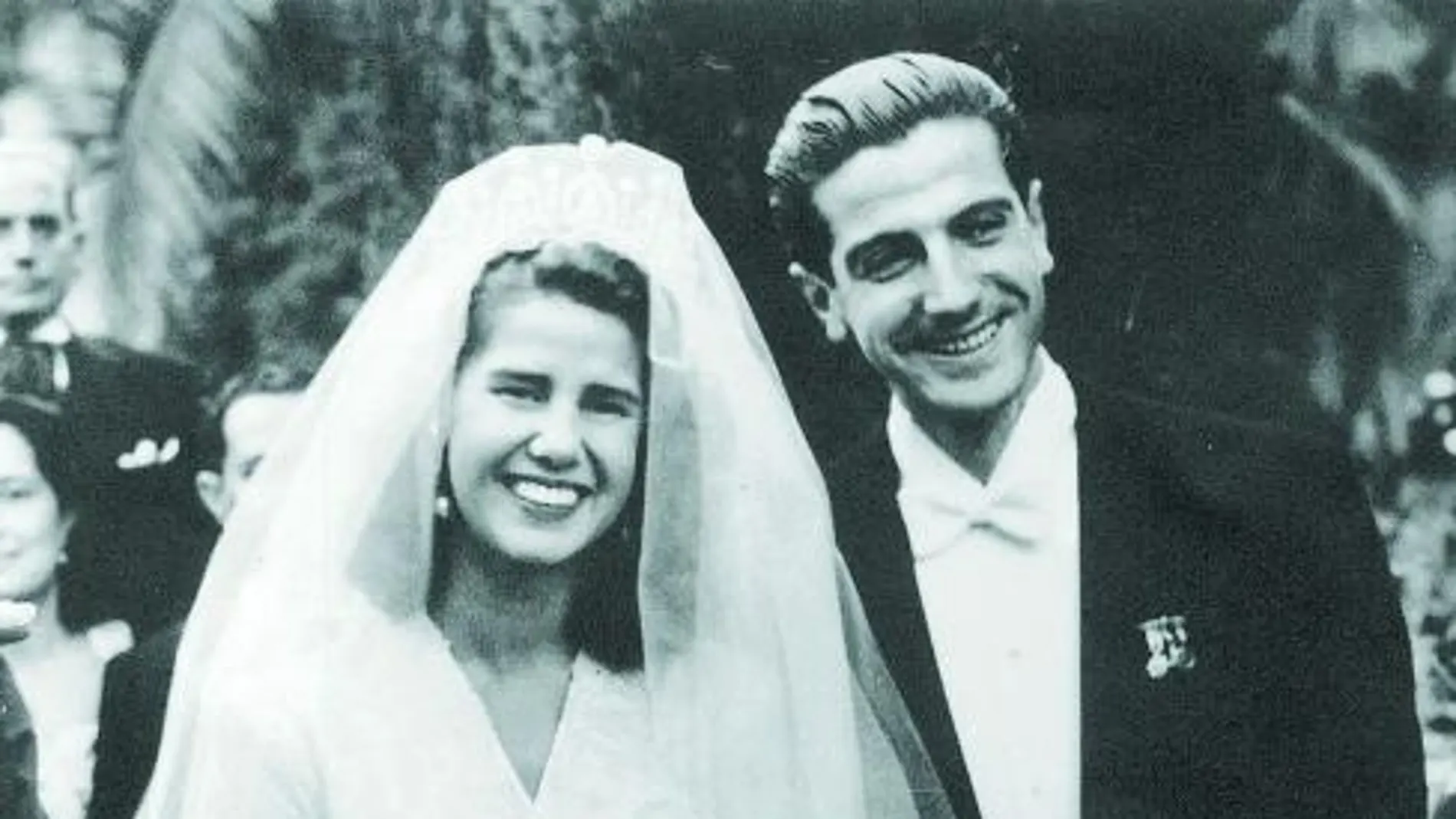 Imagen de su primer matrimonio