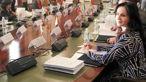 La consejera de Agricultura y Ganadería de Castilla y León, Silvia Clemente, en la última Conferencia Sectorial