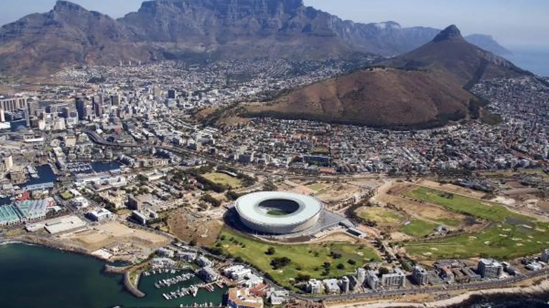 Vista panorámica de Ciudad del Cabo