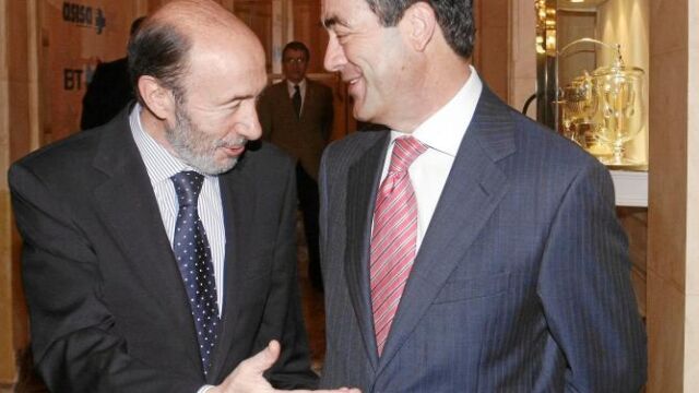 Rubalcaba y Bono, entre los que superan el millón de euros.
