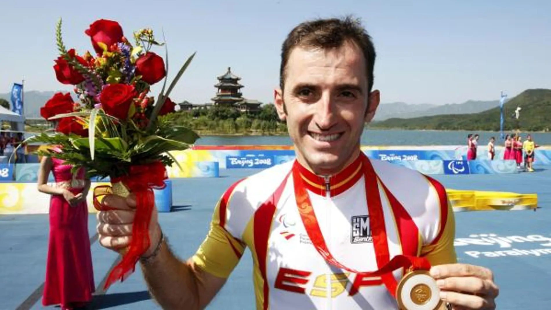 El ciclista Javier Otxoa