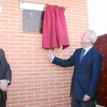 Ballesta, Valcárcel y Contreras, en la inauguración de un edificio con Viviendas de Protección Oficial en Molina de Segura, en una imagen de archivo