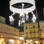 La Puerta del Sol se llenó anoche de «ángeles-bailarinas»