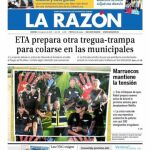 «LA RAZÓN» LO ANTICIPÓ. Nuestro periódico publicó el pasado 13 de agosto la noticia de que ETA praparaba una nueva tregua-trampa «verificable»