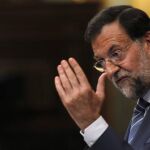 Rajoy, durante el Debate sobre el Estado de la Nación