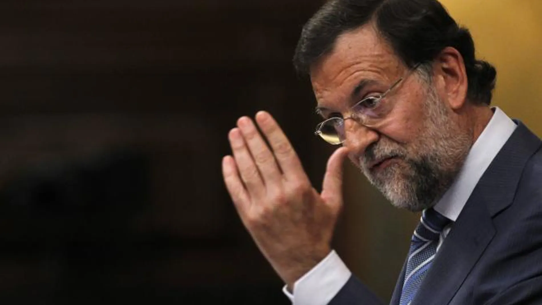 Rajoy, durante el Debate sobre el Estado de la Nación