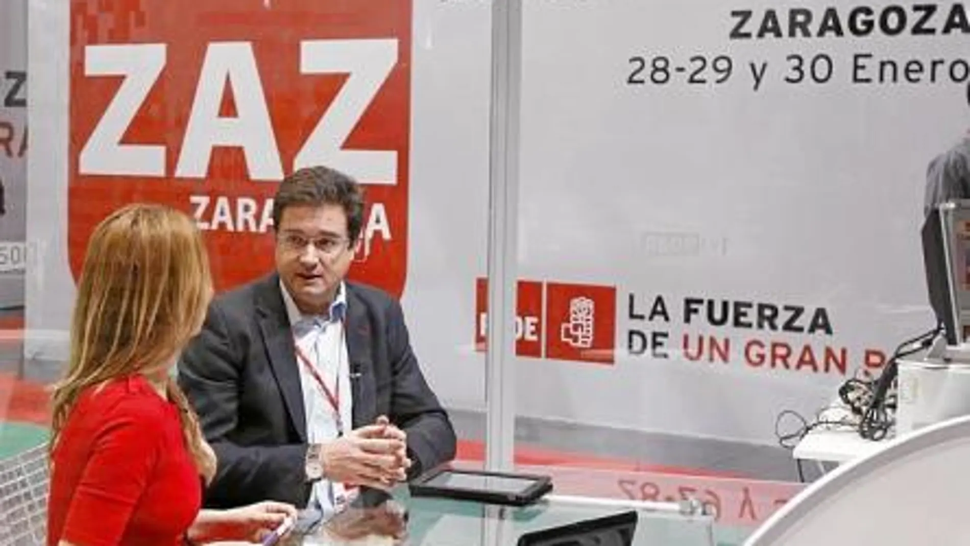 Óscar López durante la entrevista que concedió a PSOETV