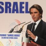 Aznar recuerda que «Israel es uno de los pilares vitales de Occidente»