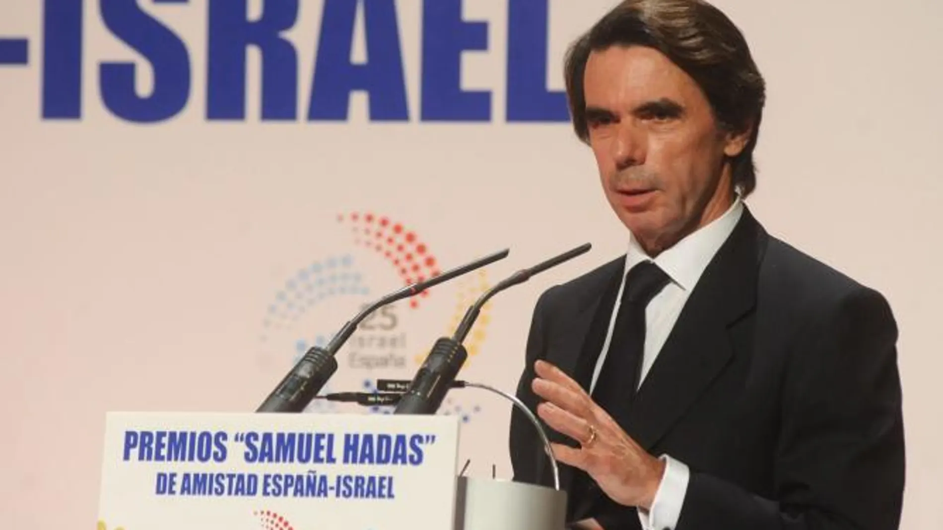 Aznar recuerda que «Israel es uno de los pilares vitales de Occidente»