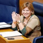 La consellera de Infraestructuras, Isabel Bonig, compareció ayer en Les Corts
