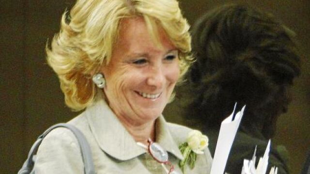Esperanza Aguirre apoya las ideas del Tea Party