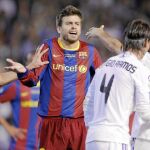 Piqué ocupará el centro de la defensa del Barcelona en el partido de ida de la final de la Supercopa